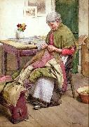 The Old Quilt Walter Langley.RI